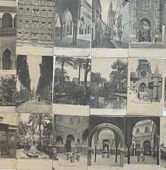 PHOTOGRAPHY ANTIQUE POSTCARDS – Seville Spain – Alcázar, María Luisa Park, City