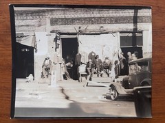 WALKER EVANS Original Silver Gelatin «Sidewalk scene in Selma, Alabama» 1935