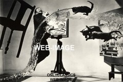SALVADOR DALI «THE FLYING CAT» SURREAL ARTIST WILD REAL PHOTO ABSTRACT ART ICON