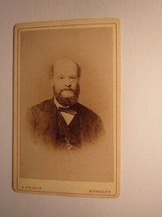 Man with Beard & Bald Head – Circa 1870s / CDV Jacques Pilartz Bad Kissingen
