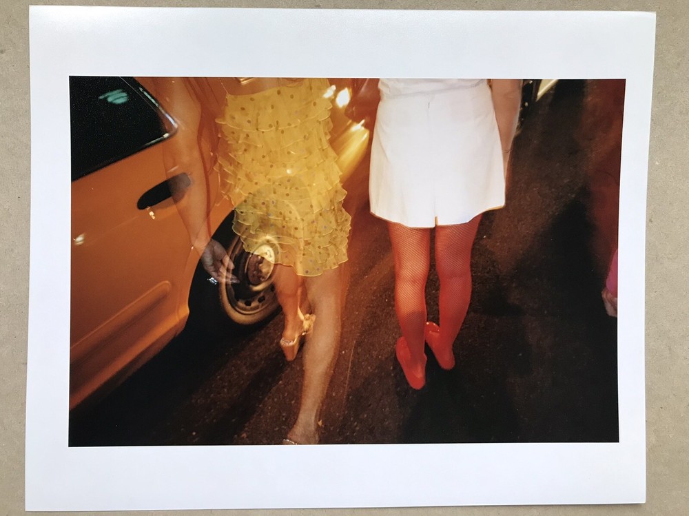 Yellow Dress Passing (New York, 2004) Hand Printed 35mm C-Print. 8 x 10.