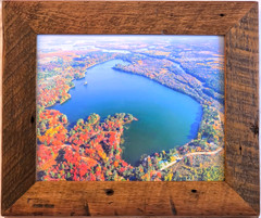 Blueberry Lake, Sawyer Co, Wisc, South of the Chippewa Air Photo. Frame Optional