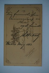 #123 CDV: beschriftet Rotzeng ? Weitra März 1882 Österreich