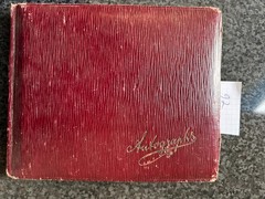 Old photo album civilian with defects, from 1919 281025/92