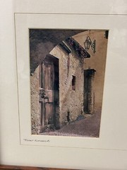 Robert Martin high art hand painted photograph Tuscany Alleyways #1 mint