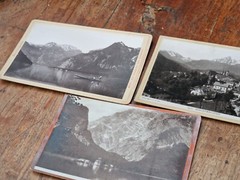3 Antique Photo 1893 Königssee and Berchtesgaden Fernande
