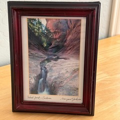 «West Fork Sedona» Margaret Jackson Framed Signed Original Photograph 8.5″x6.5″