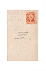 N. A. Beers CDV Photo Lady Portrait with Hood & Tax Stamp – Franclin / USA 1864