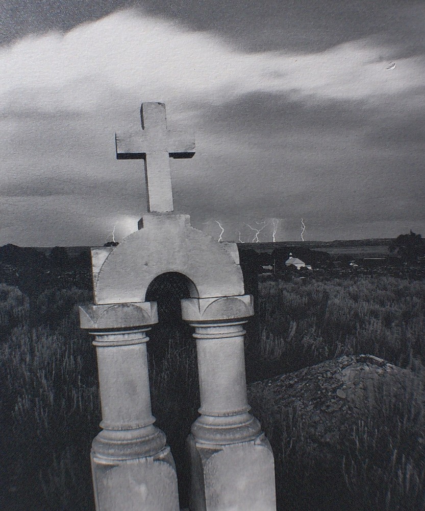 «Distance Lighting» RAY BELCHER, Silver Gelatin Print , Galisteo New Mexico