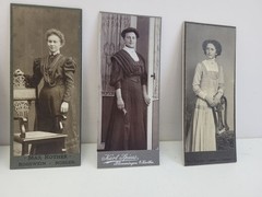 Mixed lot photos portraits cardboard 1900/10 soldiers Mrs. Düsseldorf Leipzig #265621