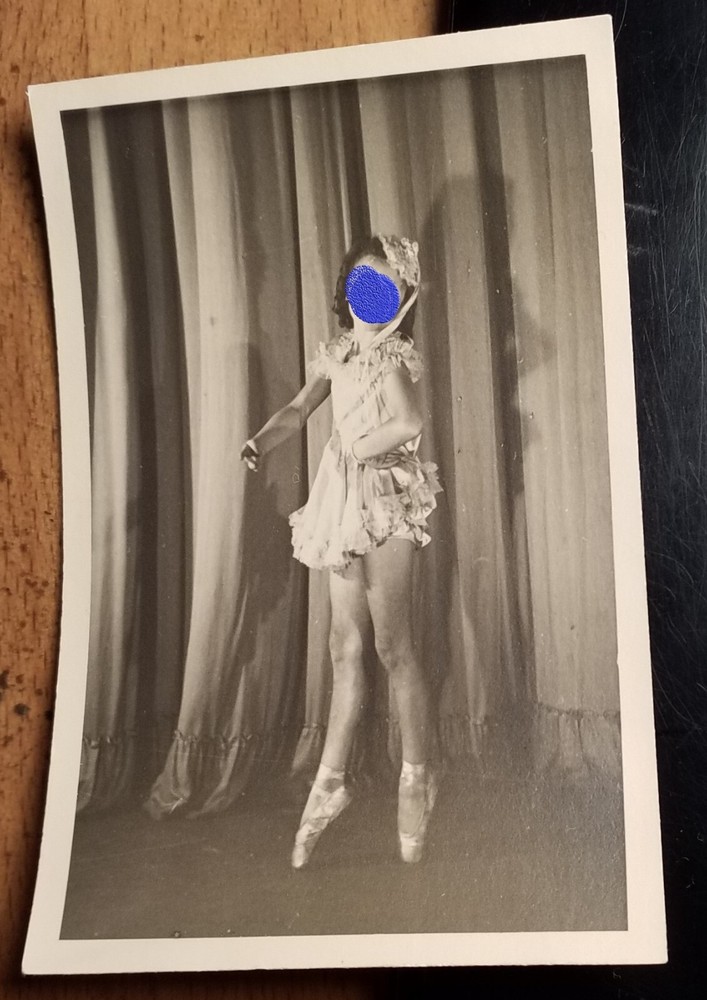 Jutta Feige ? Berlin Schmargendorf – Mädchen beim Tanz Ballett – ca. 1950er Foto