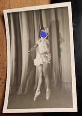 Jutta Feige ? Berlin Schmargendorf – Mädchen beim Tanz Ballett – ca. 1950er Foto