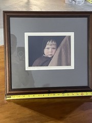 Notable Bill Coleman photograph Amish 19. Signed, # 312, framed & matted.
