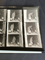 NEWLY FOUND! Hendrickson PHOTO Contact Sheet Proof/Negs FARM GIRL FEEDS CHICKENS