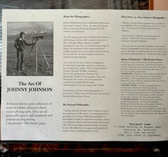 JOHNNY JOHNSON LIMITED EDITION PHOTOGRAPH PRINT MCKINLEY DAWN ALASKA 1993 Signed