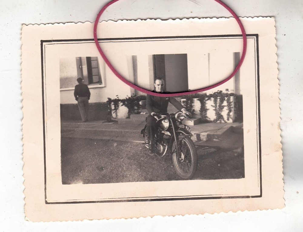PHOTO PHOTO CAR AUTOMOBILES OLD MOTORCYCLE