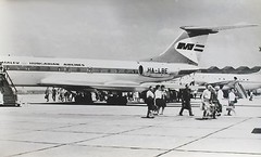 17250 Large Aircraft Photo TU 154 MALEV Original Aircraft Photo