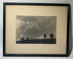 «Wide Open Spaces» ARTHUR DAILEY Silver Tone Original Western Photograph Framed