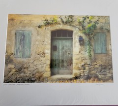 Craig Love Photograph France Ltd Ed 6/175 ‘Green Door’ Rhône Valley, Provence