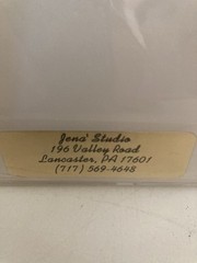 Photo Art Long-Haired Sheep “Jena Studio” 3X5 MATTED TO 5X7