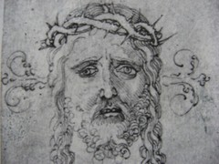 1890s ALBRECHT DURER -VERDA JESUS- Carbon Print/Photogravure BRAUN CLEMENS & CIE