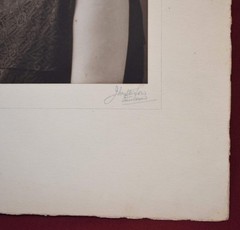 Vintage Portrait Photograph of a Young Woman by J. Weston & Son, Eastbourne
