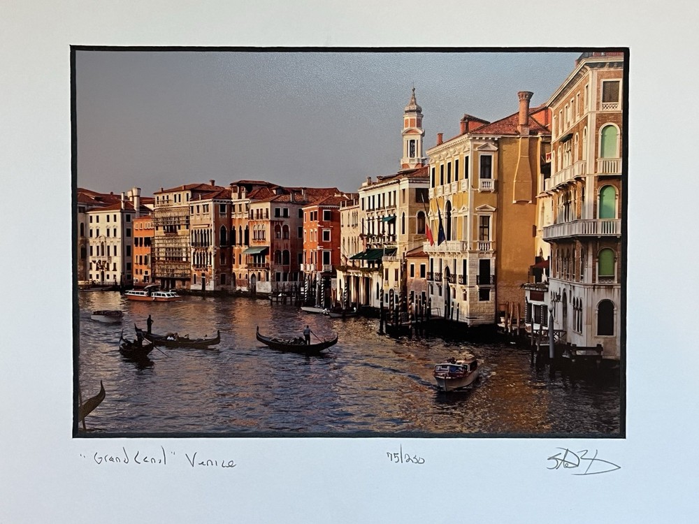 Travel Photography – Grand Canal In Venice Italy Print