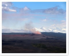 Kilauea Volcano Pu‘u ‘O‘o Cone Plume Hawaii 2018 Silver Halide Photo