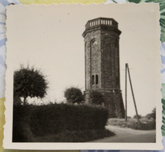Photo Tower Water Tower Architecture 1959 Vintage BG