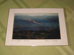Artist Lilian De Mello Hawaii photographer Signed 5×7 Matted First Light 8-1-02