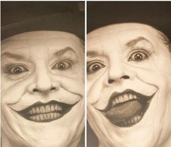 1988 Set Of TWO Jack Nicholson JOKER BATMAN Photogravure Herb Ritts matted