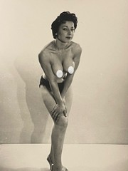 Original Curiosa Pin Up Print 1950s Portrait Nude Woman Female France Eros