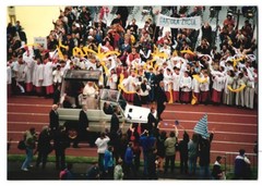 17 photographs Berlin-Westend, Pope John Paul II 23 June 1996 in Olympus