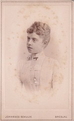 Johannes Schulze CDV – Lady Portrait – Wroclaw 1889