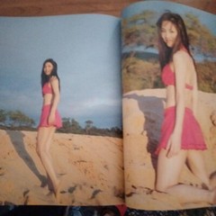 SEIKO MATSUDA Red sweet pea Photo Book Japanese Idol by.Kishin Shinoyama