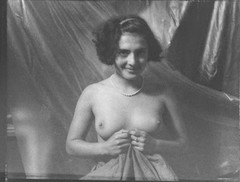 Banka Pavel / ORIGINAL «PORTRAIT OF A WOMAN» BLACK AND WHITE PHOTOGRAPH [signed]