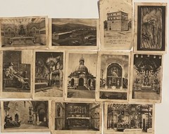 VINTAGE PHOTOS– Loyola Spain – Basilica, Main Altar, Chapels & Old Oratory.