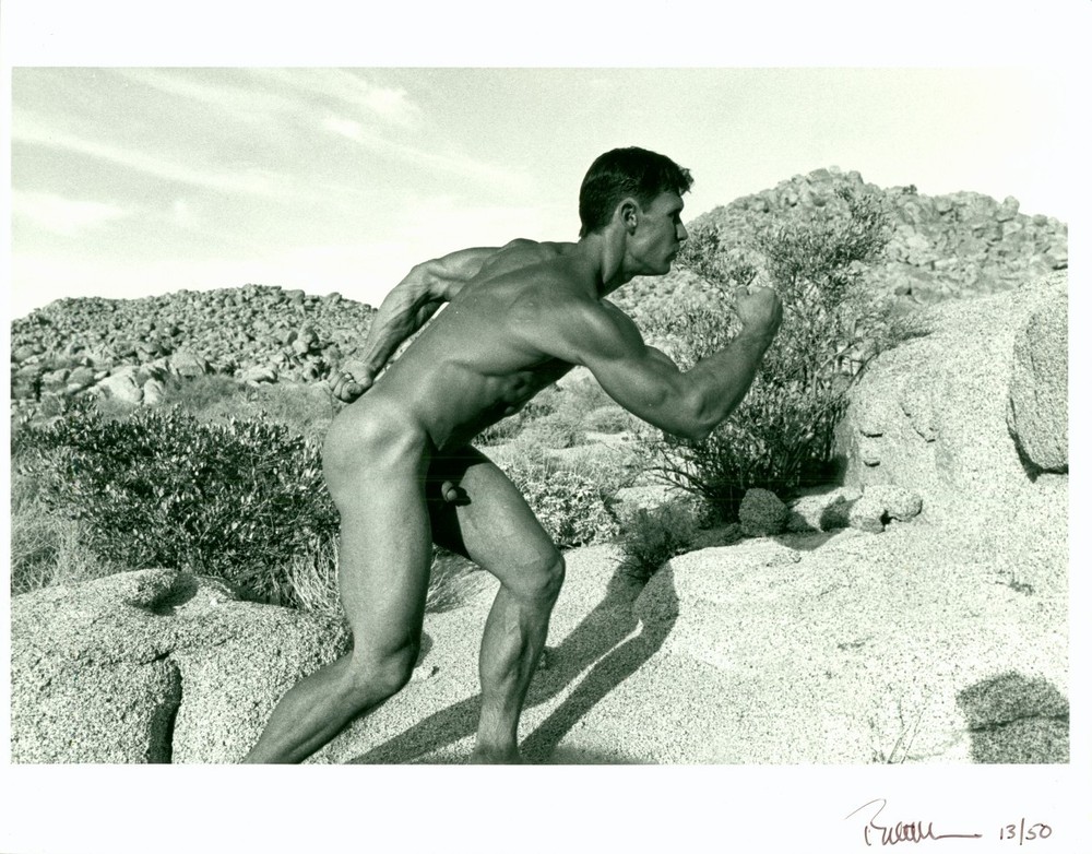 Vintage Gay Interest Real Photo- Framed Nude- Southwest Photography Guild 13/50