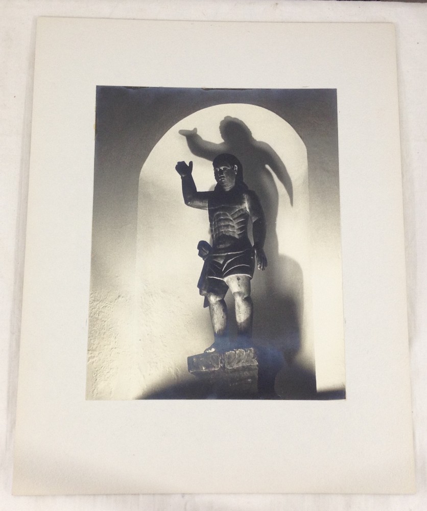 Vintage Black & White Photo M Kazan ANTIQUE STATUE GUATEMALA 1968 #10