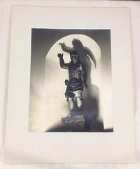 Vintage Black & White Photo M Kazan ANTIQUE STATUE GUATEMALA 1968 #10