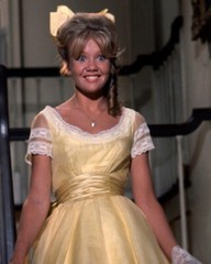 Hayley Mills smiling in yellow gold dress Summer Magic 16×20 Color Poster