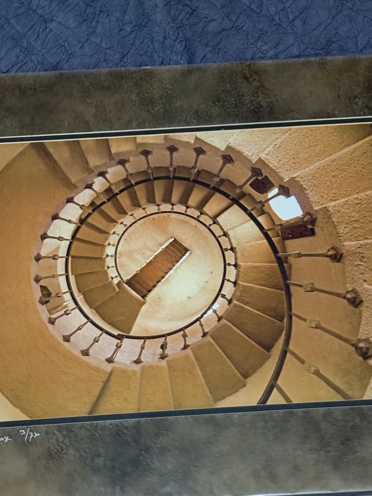 Siep Bueneker “Spiral Staircase” Limited Edition 3/72 Signed Architectural Photo