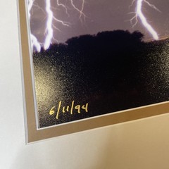 ‘Riders on the Storm’ 1994 Signed Lightning Stalker Photograph David O Stillings