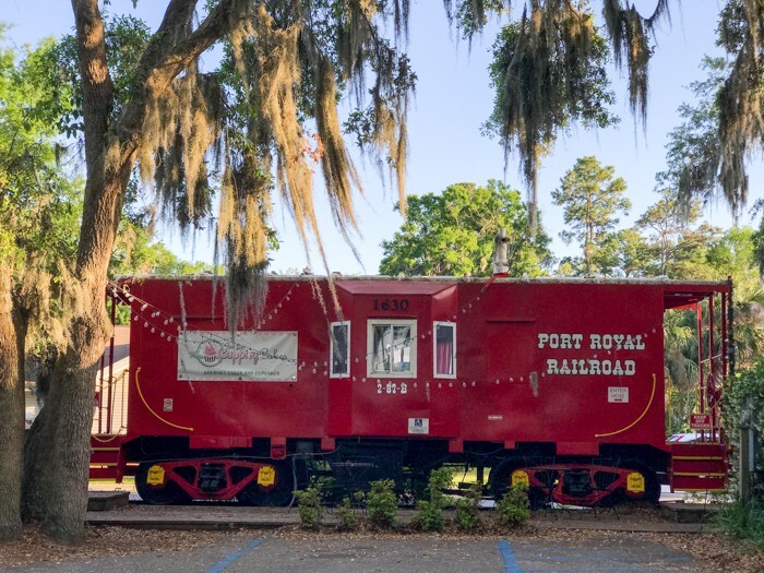8×10 Port Royal Caboose Train, Port Royal, South Carolina. Free Shipping!!