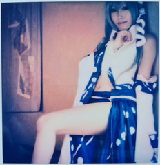 NOBUYOSHI ARAKI *Cosplay*POLAROID ORIGINAL SIGNED & CERTIFIED BY ARTIST