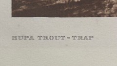 Original 1923 EDWARD CURTIS Hupa Trout Trap NATIVE AMERICAN FISHING Photogravure