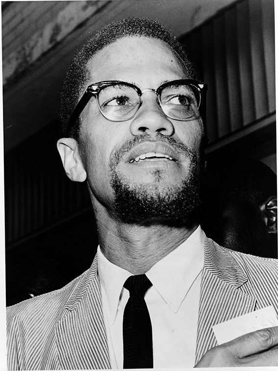 Malcolm X Photograph – Vintage Photo from 1964