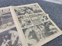 Original 1967 National Mirror Tabloid Newspaper Vintage Nude Model of the Week