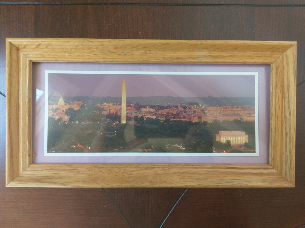Washington DC Skyline Photo Print Photography Monument Memorial Mall Buildings