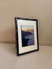 Dooley Signed Golden Gate Bridge Sunset Color Photograph Framed 5×7 Landscape